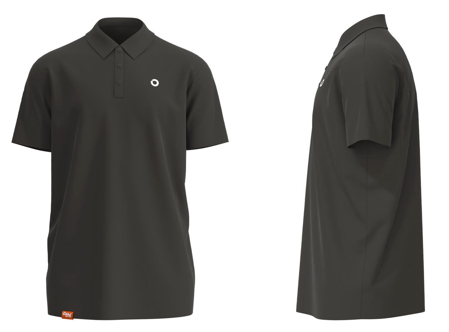 Corporate Black Polo Men's