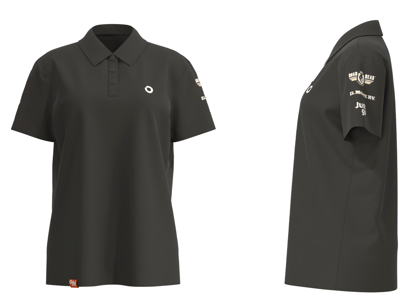 Global Sales Black Polo Women's