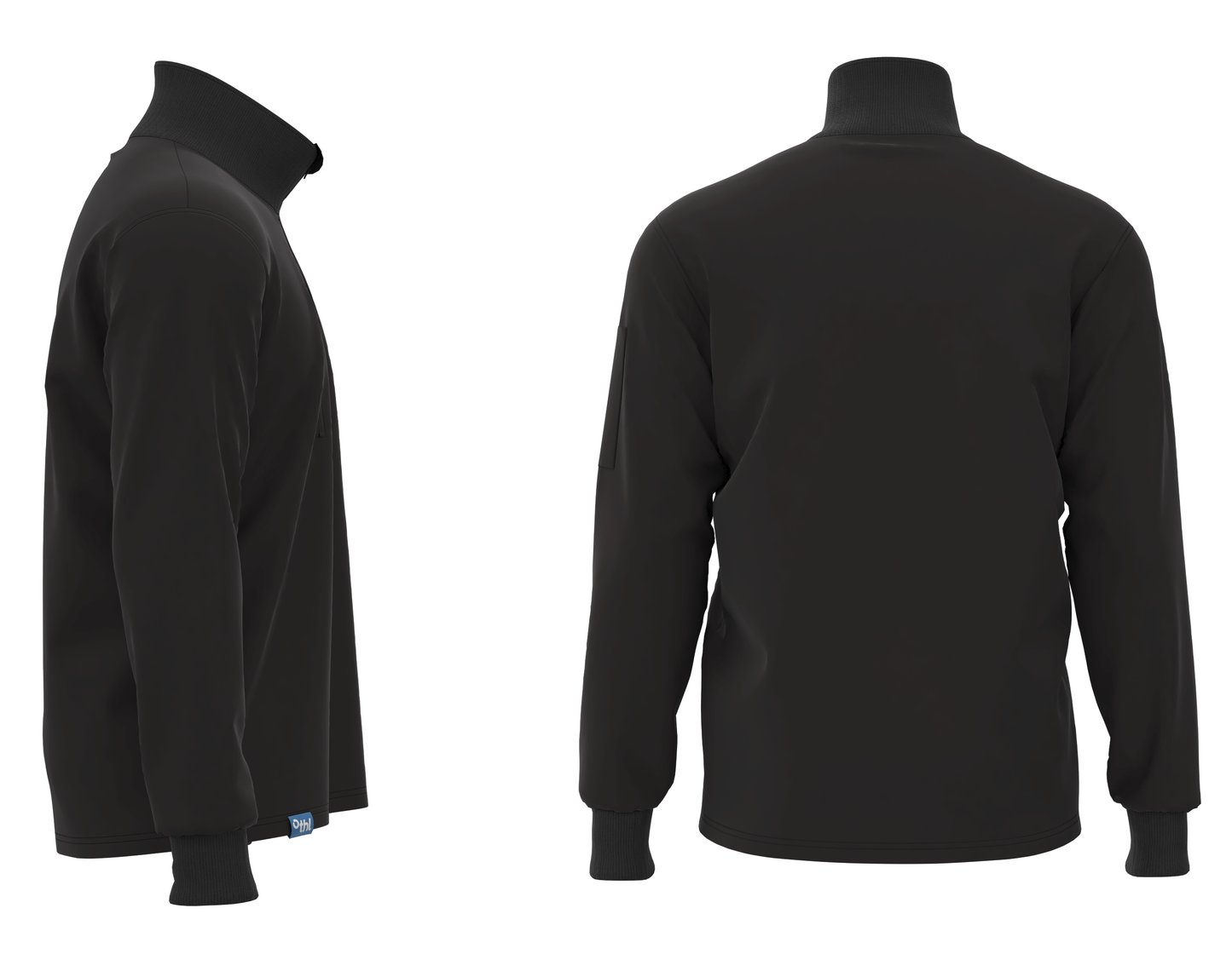 Canada Black 3/4 Zip Sweater