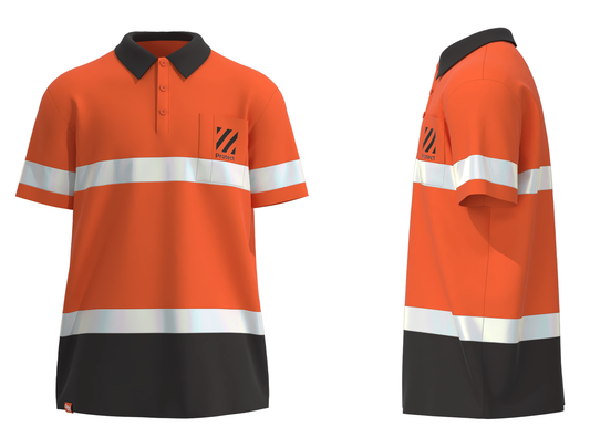 High Vis Polo Top