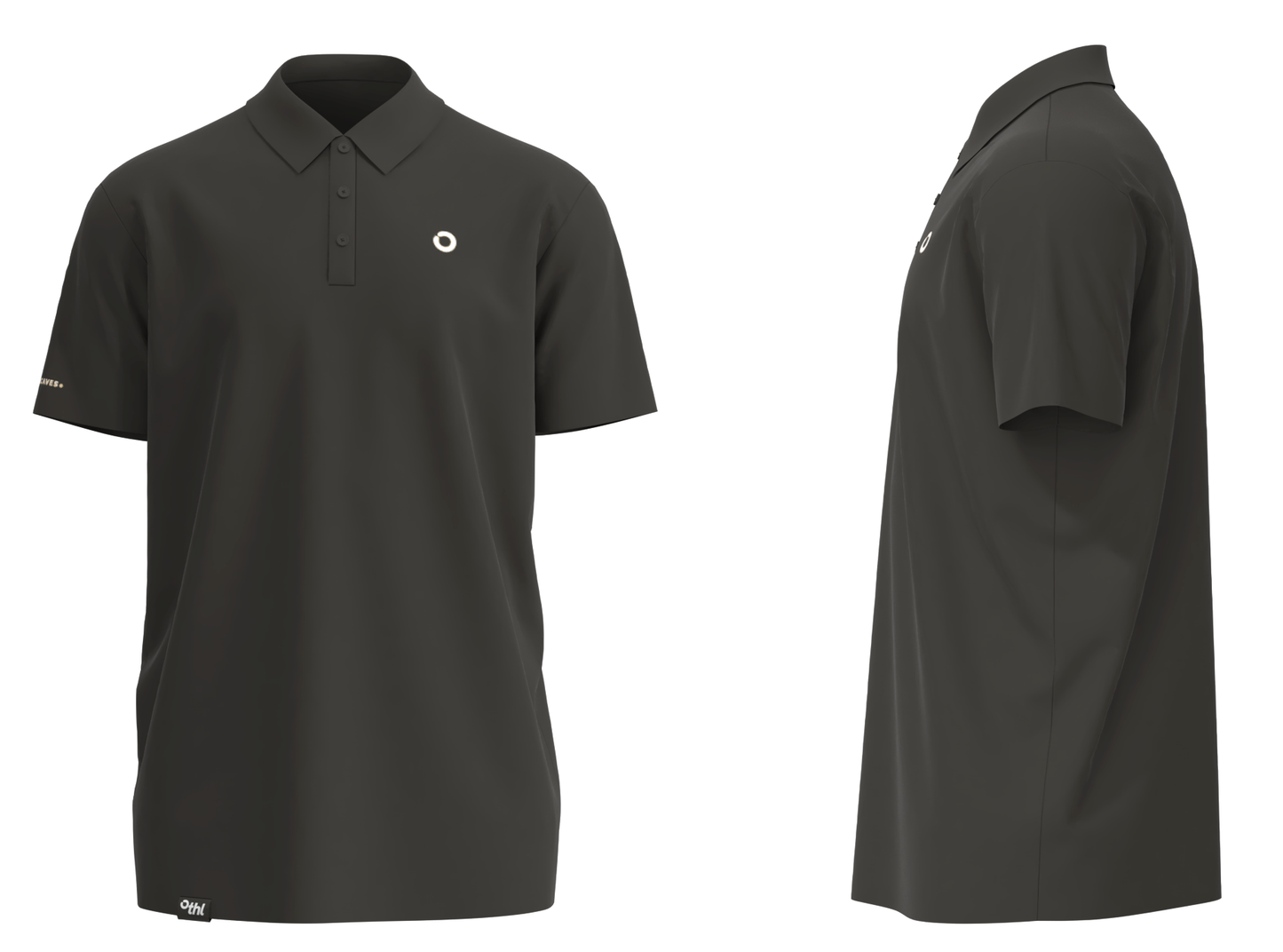 Waitomo Black Polo Men's