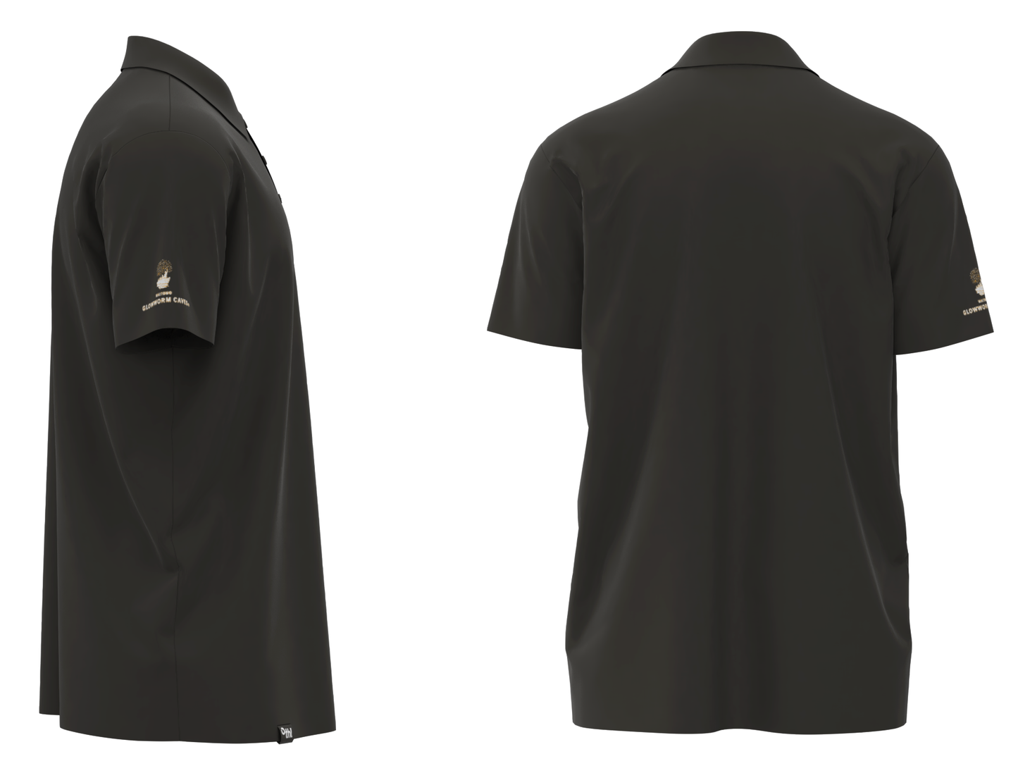 Waitomo Black Polo Men's