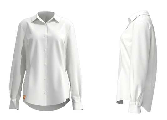 Corporate Women's Dress Shirt - WHITE